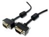 Nexhi?? 10Ft Ultra-Slim Micro Super VGA - HD15 Male to Male Monitor Extension Cable w/ Ferrite Core