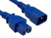 Lot-5,Nexhi?? PDU Power Cord-Blue-03 Feet,14 AWG C14 to C15-250V at 15A-Pack of 5