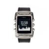 Meta Watch MW4001 Smart Watch Ltd Stainless Steel Case Black Leather Strap - OUT OF BUSINESS