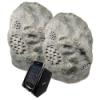 900MHz, Granite Wireless Rock Speaker Bundle, with Dual Power Transmitter