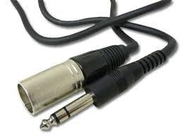 Nexhi 10L1-01100-03 3' Audio Cable-Male XLR to 1/4" Stereo Plug