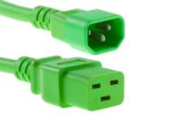 Lot-5, Nexhi?? C14/C19 14AWG SJT 15A/250V 06FT Green-Pack of 5