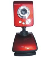 8.0M USB WebCam 8.0 Mega Pixel PC Camera 3 LED Light Red