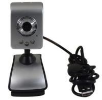 8.0M USB WebCam 8.0 Mega Pixel PC Camera 3 LED Light Silver