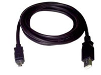 6-Foot IEEE-1394 6Pin to 4Pin FireWire Cable!