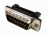 Male DB15 IDC Connector