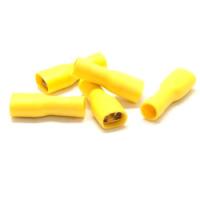 Quick Disconnect Female Insulated 12-10 AWG Yellow (100 Pcs Per Bag)