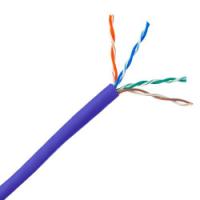 CableWholesale's Bulk Cat5e Purple Ethernet Cable, Solid, UTP (Unshielded Twisted Pair)