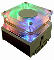 CPU Fan with LED Copper  for Socket A and  FCPGA  Duron  Athlon  XP2100+  MP2100+ intel PIII 1.2Ghz