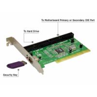 PC Lock  Rear PCI Card  w/ Security Key Dongle & Lanyard