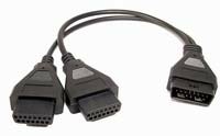 1ft Joystick DB15 1M to 2F Splitter Cable