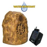 Premium 900Mhz, Sandstone Wireless Rock Speaker, w/ Dual Power Transmitter