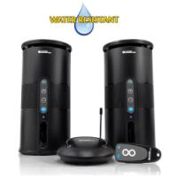Factory Re-Certified  900Mhz Wireless Indoor/Outdoor Speakers w/Remote