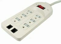 6 Outlet Plastic 3 MOV Surgestrip
