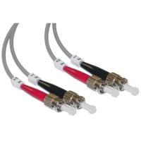 ST / ST, Multimode, Duplex Fiber Optic Cable, 50/125, 10 Meter (33 ft)