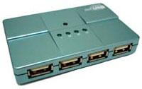 USB2.0 4port hub with Power adapter