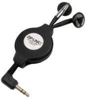 Ziplinq's Retractable Stereo Earphones