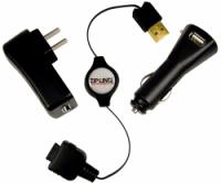 Kit, Retractable, iPaq III, Sync-N-Charge (Cable, AC & DC Adapters), 2.5ft, Zip-Linq