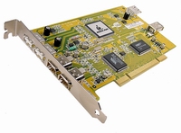 I/O Card, PCI, Dual Firewire & USB 2.0, IO Gear