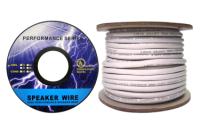 105 Strand/0.16mm Speaker Cable, CM / Inwall Rated, Oxygen-Free, White, 100 ft, Spool