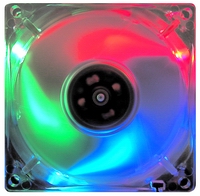 80mm Multicolor LED ATX Chassis Fan