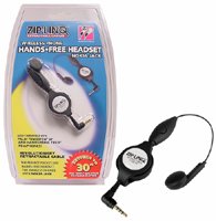 Retractable Nokia Jack Handsfree Headset