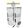White 900Mhz Wireless Speakers with Remote