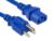 Nexhi?? POWER CORD NEMA 5-15P / IEC320 C13 , Black, 4 ft. W/PC, Blue