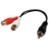 6in Y Splitter RCA 1M to 2F