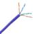 CableWholesale's Bulk Cat5e Purple Ethernet Cable, Solid, UTP (Unshielded Twisted Pair)