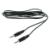 Black 3.5mm Male to Male Stereo Audio Cable 25ft