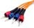 ST to ST 62.5 125 Duplex Multimode Fiber Cable