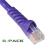 Cablesys 25ft Purple Cat 6 Patch Cord w-Snagless Boot 6-Pack