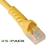 Cablesys 1ft Yellow Cat 6 Patch Cord w/Snagless Boot 25-Pack