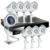 ZMODO 8Channel CCTV Security DVR System With 8 Outdoor Security Camera