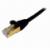 CAT7 50 feet Black Ethernet 10 Gigabit 650MHz Cable High Speed Computer Router Gold Plated Plug