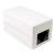 CAT-5e RJ45 8P8C Coupler, White