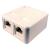 CAT6 Dual Surface Mount Jack,