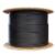 Bulk Shielded Cat5e Black Ethernet Cable, Solid, Spool, 1000 foot